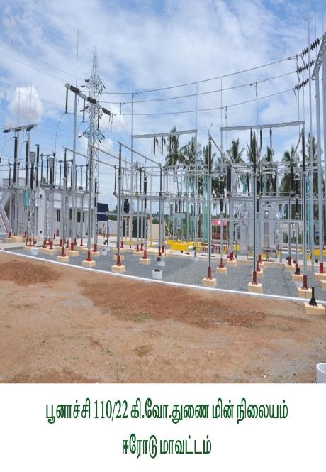110kV substation metering bay at ETA Technopark