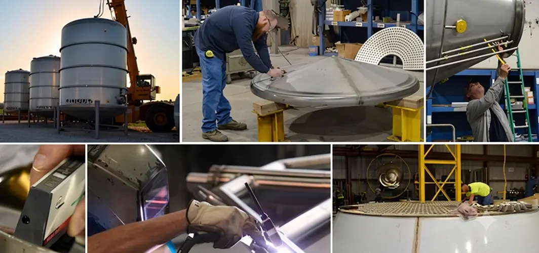 Mechanical technician inspecting machinery components